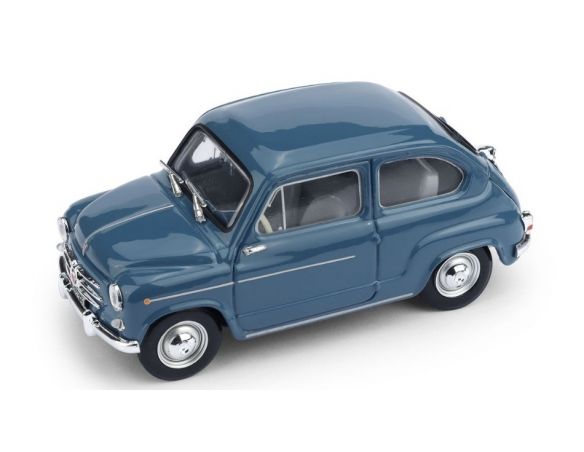 BRUMM BM0316-09 FIAT 600D BERLINA 1960 BLU CHIARO 1:43 Modellino