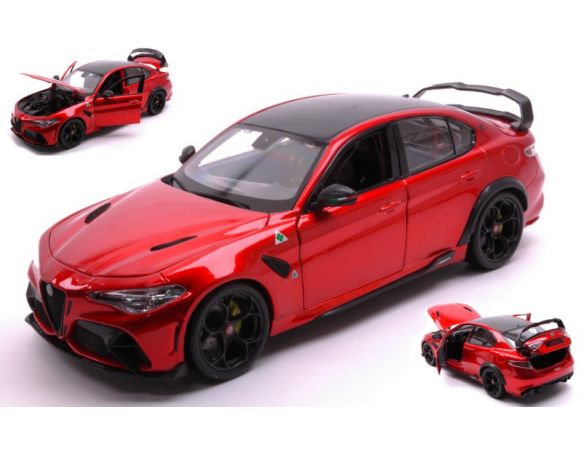 BBURAGO BU11049 ALFA ROMEO GIULIA GTAM 2020 RED 1:18 Modellino