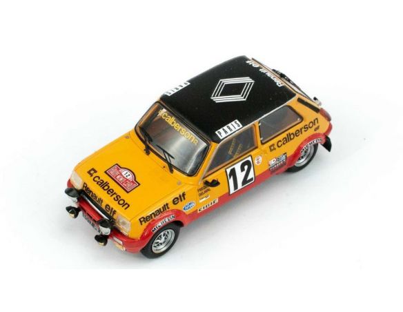 SPARK MODEL S6035 RENAULT 5 GR.2 N.12 3rd MONTE CARLO 1978 G.FREQUELIN-J.DELAVAL 1:43 Modellino