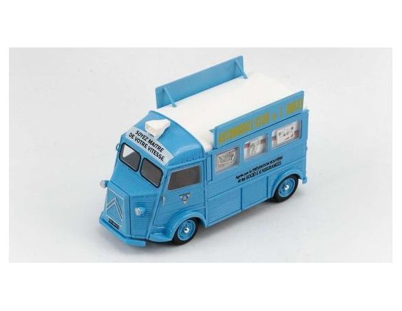 SPARK MODEL S8870 CITROEN HY AUTOMOBILE CLUB DE L'OUEST 1958 LIGHT BLUE/WHITE 1:43 Modellino