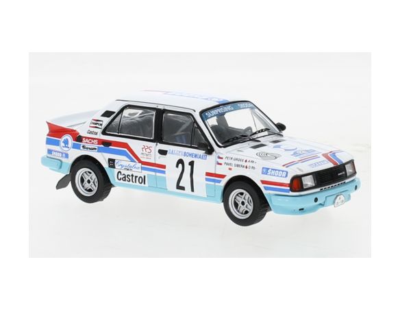 IXO MODEL RAC408C.22 SKODA 130 L N.21 RALLY BOHEMIA 1988SIBERA/GROSS 1:43 Modellino