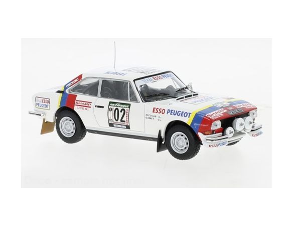 IXO MODEL RAC417A PEUGEOT 504 COUPE V6 N.2 RALLY COTE D'IVOIRE 1978 NICOLAS/GAMET 1:43 Modellino