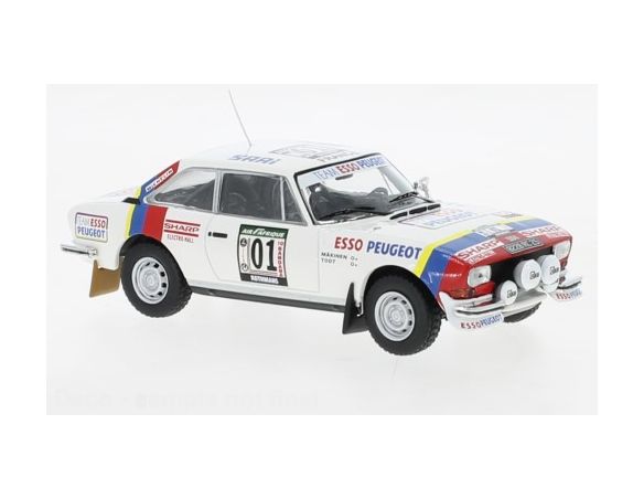 IXO MODEL RAC417B PEUGEOT 504 COUPE V6 N.1 RALLY COTE D'IVOIRE 1978 MAKINEN/TODT 1:43 Modellino