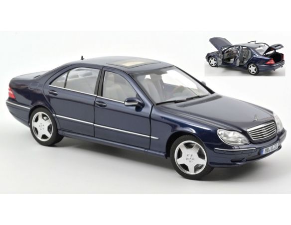 NOREV NV183817 MERCEDES S55 AMG 2000 BLUE METALLIC 1:18 Modellino