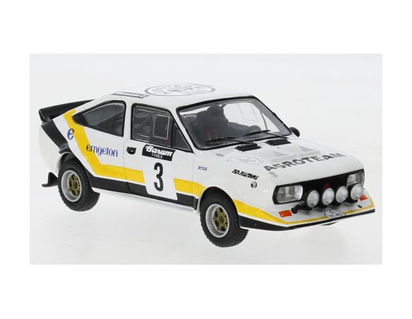 IXO MODEL RAC416A SKODA MTX 160 N.3 RALLY WM VALASSKAA ZIMA 1984 BLAHNA/SCHOVANEK 1:43 Modellino