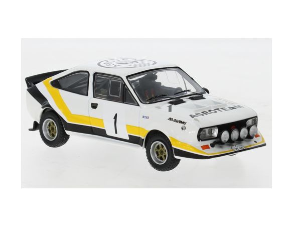 IXO MODEL RAC416B SKODA MTX 160 N.1 RALLY WM SUMAVA 1984 BLAHNA/SCHOVANEK 1:43 Modellino