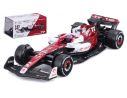 BBURAGO BU38068B ALFA ROMEO F1 C42 N.77 VALTTERI BOTTAS 2022 SIGNATURE W/HELMET 1:43 Modellino