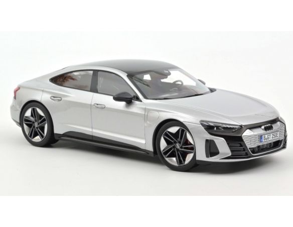 NOREV NV188381 AUDI RS e-TRON GT 2021 SILVER 1:18 Modellino