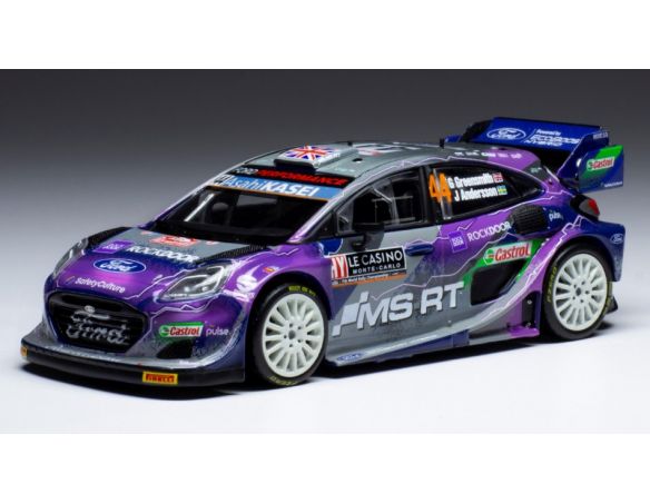 IXO MODEL RAM830 FORD PUMA WRC N.44 RALLY MONTE CARLO 2022 GREENSMITH/ANDERSSON 1:43 Modellino