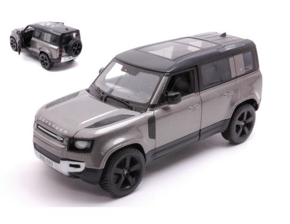 BBURAGO BU21101GM LAND ROVER DEFENDER 110 2022 GUN METAL 1:24 Modellino