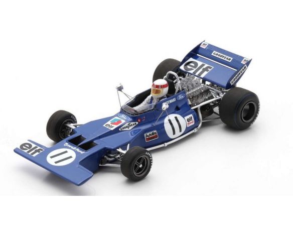 SPARK MODEL S7213 TYRRELL 003 JACKIE STEWART 1971 N.11 WINNER MONACO GP 1:43 Modellino