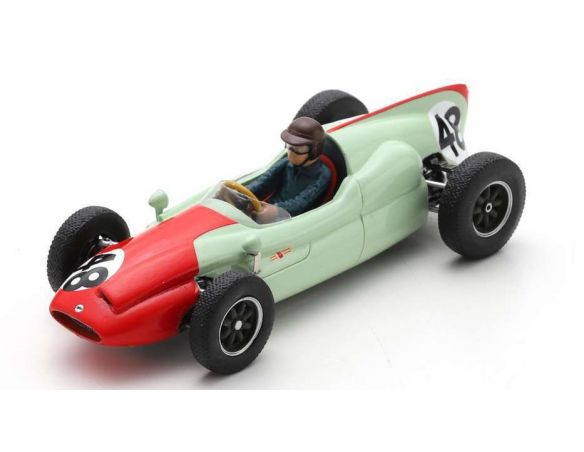 SPARK MODEL S8053 COOPER T51 BRUCE HALFORD 1960 N.48 FRENCH GP 1:43 Modellino