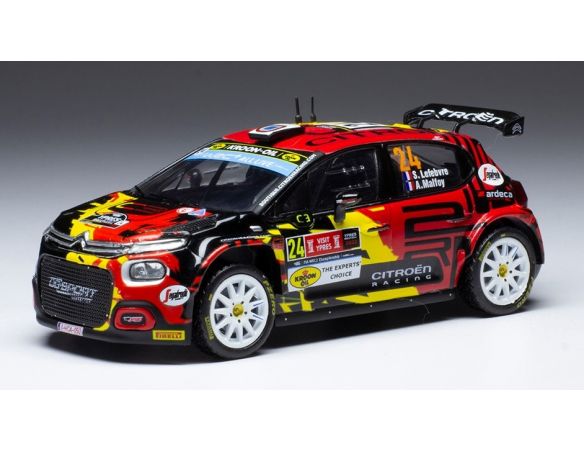 IXO MODEL RAM877 CITROEN C3 RALLY 2 N.24 WRC2 RALLY YPERN 2022LEFEBVRE/MALFOY 1:43 Modellino