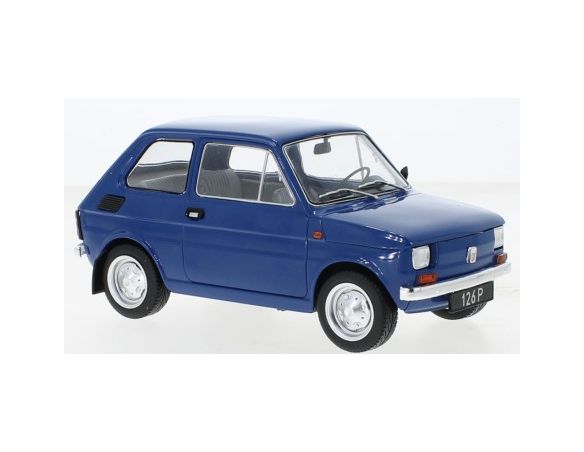 MODELCARGROUP MCG18324 FIAT-POLSKI 126 1972 BLUE 1:18 Modellino