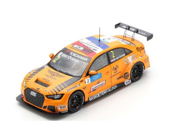 SPARK MODEL S8962 AUDI RS 3 LMS N.2 WTCR ZANDWOORT 2018 PRINCE BERNHARD VAN ORANJE 1:43 Modellino