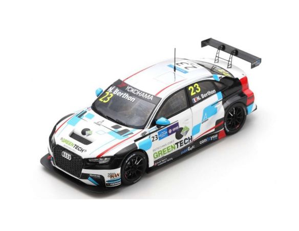 SPARK MODEL SA206 AUDI RS 3 N.23 7th RACE 2 WTCR MACAU GUIA RACE 2018 N.BERTHON 1:43 Modellino