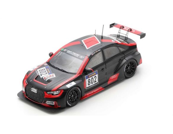 SPARK MODEL SG571 AUDI RS 3 LMS N.802 NURBURGRING ENDURANCE 2016 FREY-HAASE 1:43 Modellino