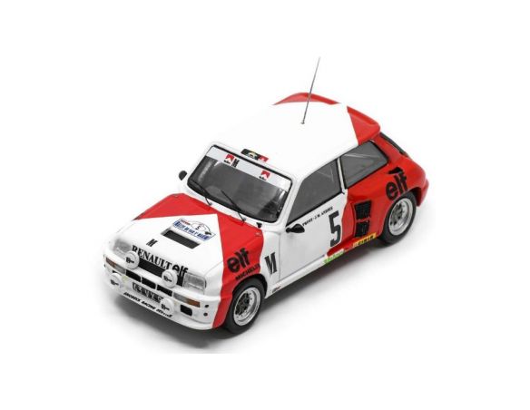 SPARK MODEL SF197 RENAULT 5 TURBO N.5 RALLY DU VAR 1982 A.PROST-J-M.ANDRIE' 1:43 Modellino