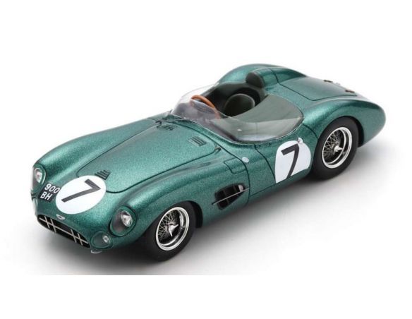 SPARK MODEL S2447 ASTON MARTIN DBR1 N.7 LM 1959 G.WHITEHEAD-B.NAYLOR 1:43 Modellino