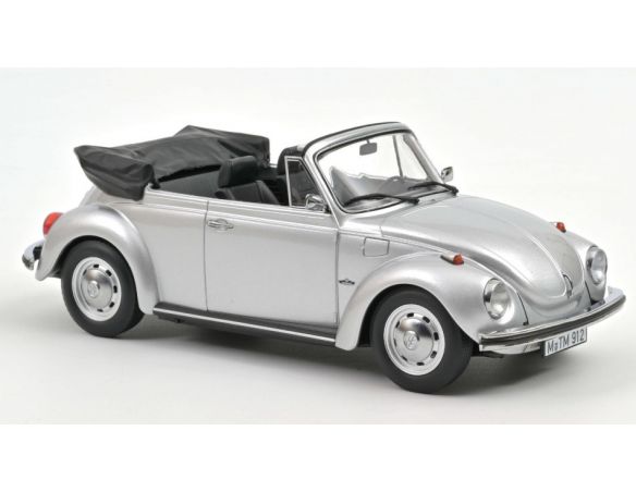 NOREV NV188530 VW 1303 CABRIOLET 1973 SILVER 1:18 Modellino