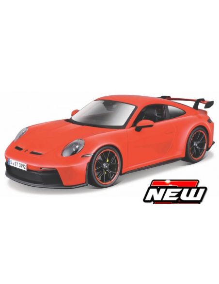 BBURAGO BU21104O PORSCHE 911 GT3 2021 ORANGE 1:24 Modellino