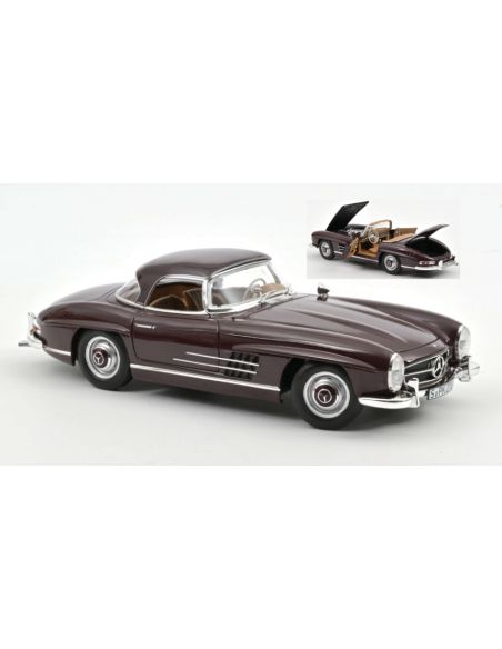 NOREV NV183891 MERCEDES 300 SL ROADSTER 1957 RED 1:18 Modellino