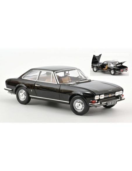 NOREV NV184816 PEUGEOT 504 COUPE' 1969 BLACK 1:18 Modellino