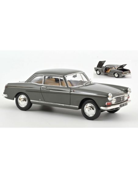 NOREV NV184834 PEUGEOT 404 COUPE' 1967 GRAPHITE GREY 1:18 Modellino