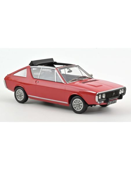 NOREV NV185371 RENAULT 17 GORDINI DECOUVRABLE 1975 RED 1:18 Modellino