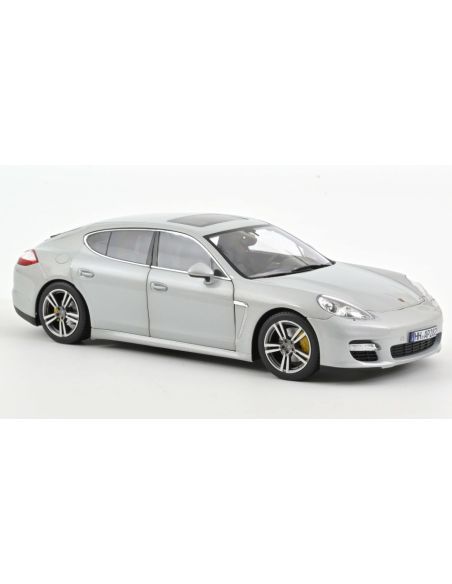 NOREV NV187609 PORSCHE PANAMERA TURBO 2009 SILVER 1:18 Modellino