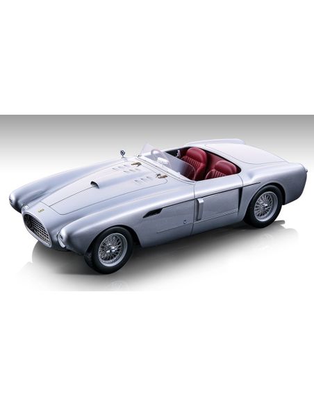 TECNOMODEL TMD18212D FERRARI 340 MEXICO SPYDER 1953 MET.SILVER 1:18 Modellino