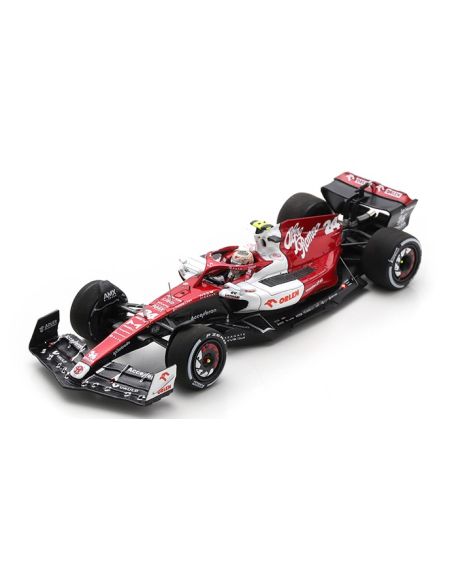 SPARK MODEL S8549 ALFA ROMEO F1 ZHOU GUANYU 2022 N.24 10th ITALIAN GP 1:43 Modellino