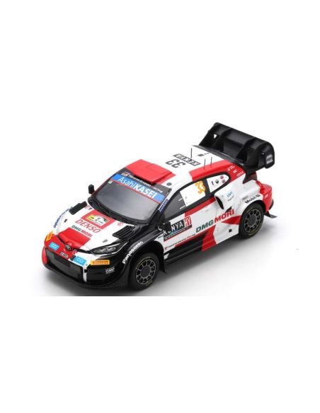 SPARK MODEL S6708 TOYOTA YARIS N.33 2nd RALLY SAFARI KENYA 2022 E.EVANS-S.MARTIN 1:43 Modellino