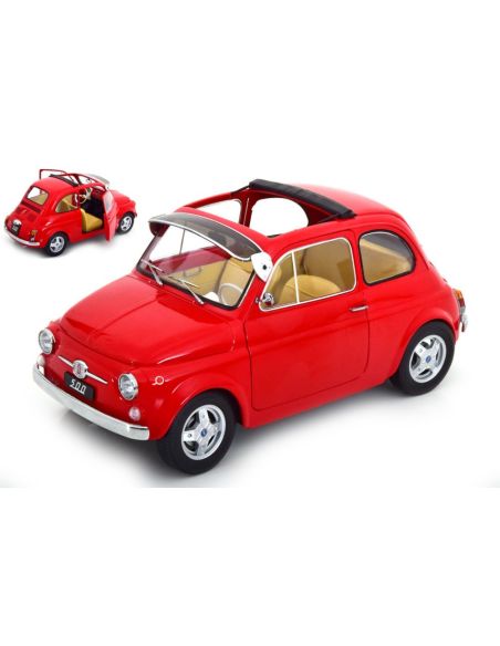 KK SCALE KKDC120061 FIAT 500 F CUSTOM 1968 RED 1:12 Modellino