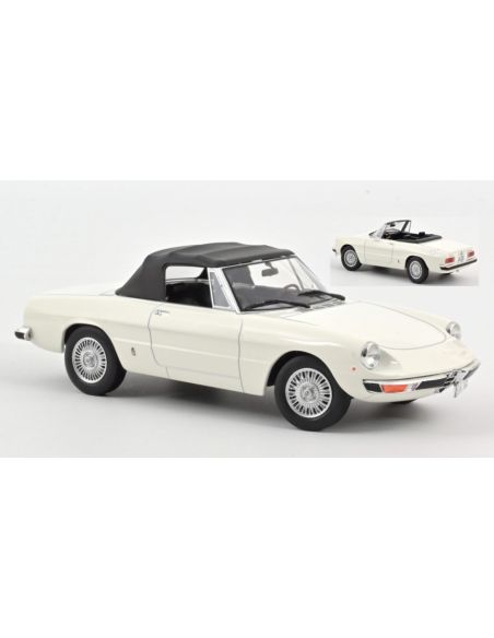 NOREV NV187882 ALFA ROMEO 2000 SPIDER 1978 WHITE 1:18 Modellino