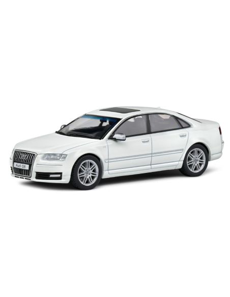 SOLIDO SL4313302 AUDI S8 (D3) 2010 WHITE 1:43 Modellino