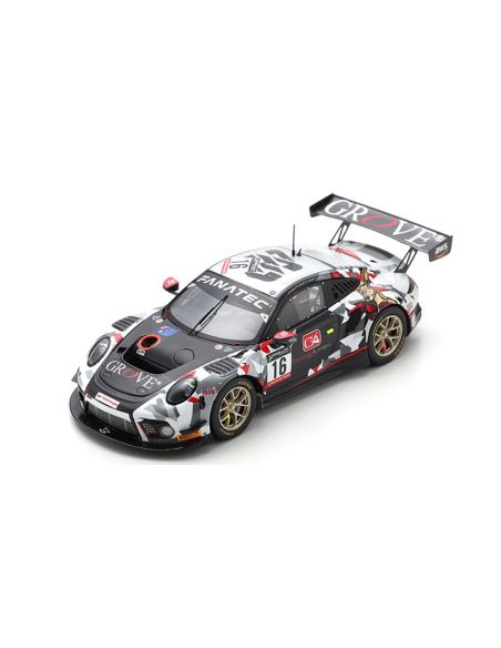 SPARK MODEL SB530 PORSCHE 911 GT3 R N.16 24 H SPA 2022 D'SILVA-S.GROVE-B.GROVE-PAYNE 1:43 Modellino