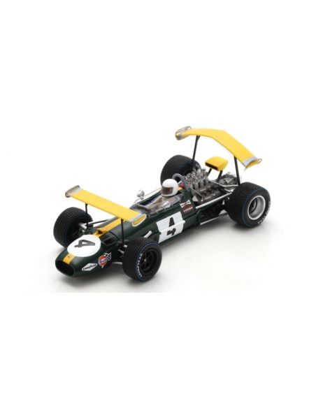 SPARK MODEL S8315 BRABHAM BT26A JACKY ICKX 1969 N.4 6th SPANISH GP 1:43 Modellino