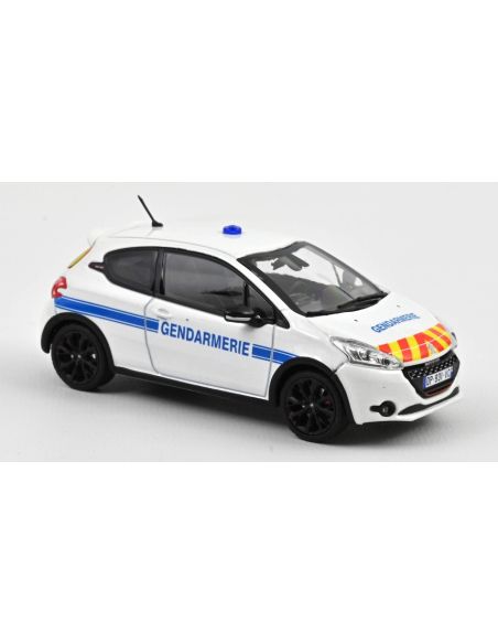 NOREV NV472829 PEUGEOT 208 GTi 30th 2014 GENDARMERIE 1:43 Modellino