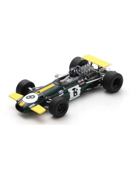 SPARK MODEL S8319 BRABHAM BT26A GRAHAM HILL 1969 N.8 PRACTICE BRITISH GP 1:43 Modellino