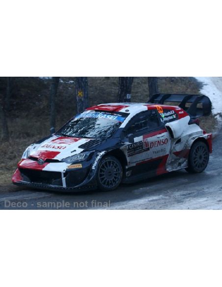 IXO MODEL RAM834 TOYOTA GR YARIS N.18 RALLY MONTE CARLO 2022 KATSUTA/JOHSTON 1:43 Modellino