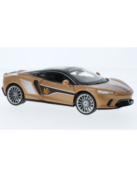 WELLY WE24105S MCLAREN GT MET.DARK BEIGE 60th ANNIVERSARY EDITION 1:24 Modellino