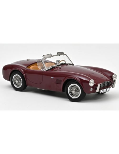 NOREV NV182758 AC COBRA 289 1963 DARK RED 1:18 Modellino