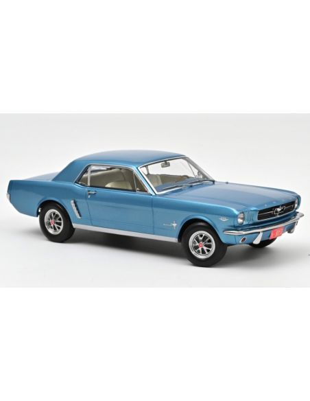 NOREV NV182800 FORD MUSTANG HARDTOP COUPE' 1965 TURQOISE METALLIC 1:18 Modellino