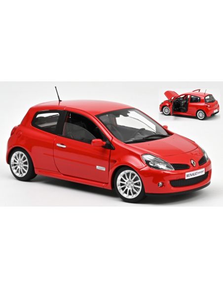 NOREV NV185252 RENAULT CLIO RS 2006 TORO RED 1:18 Modellino