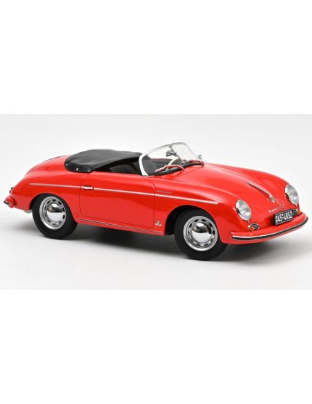 NOREV NV187461 PORSCHE 356 SPEEDSTER 1954 RED 1:18 Modellino