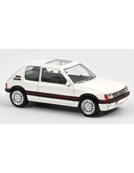 NOREV NV471738 PEUGEOT 205 GTi 1986 MEIJE WHITE JET-CAR 1:43 Modellino