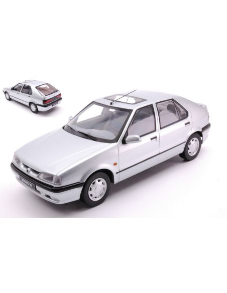 TRIPLE 9 T9-1800453 RENAULT 19 1994 SILVER METALLIC 1:18 Modellino