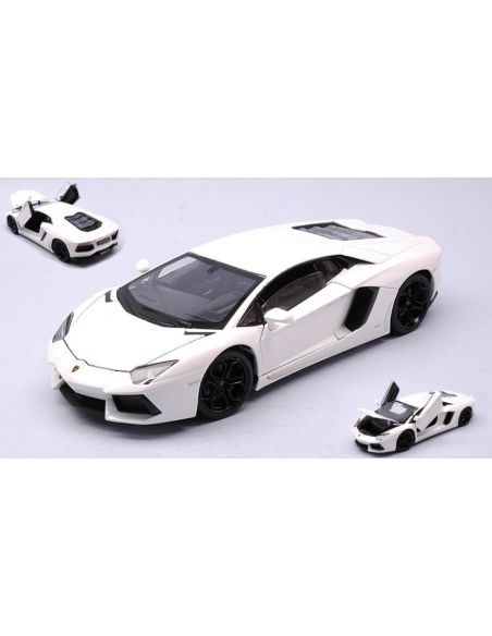 WELLY WE24033W LAMBORGHINI AVENTADOR LP 700-4 WHITE 1:24 Modellino