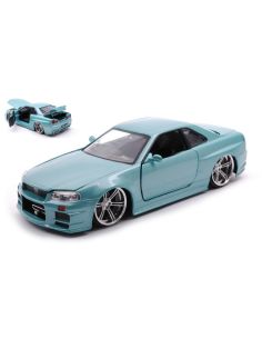 Modellino auto film movie scala 1:18 NISSAN GTR FAST FURIOUS 7